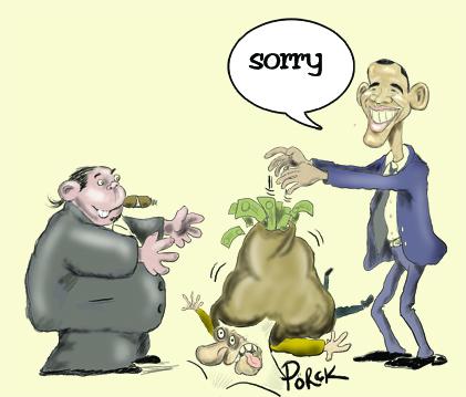 Cartoon: usd (medium) by komikportre tagged barack,obama,cartoon,comics,portrait
