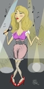 Cartoon: turkish popstar (small) by komikportre tagged turkish,popstar