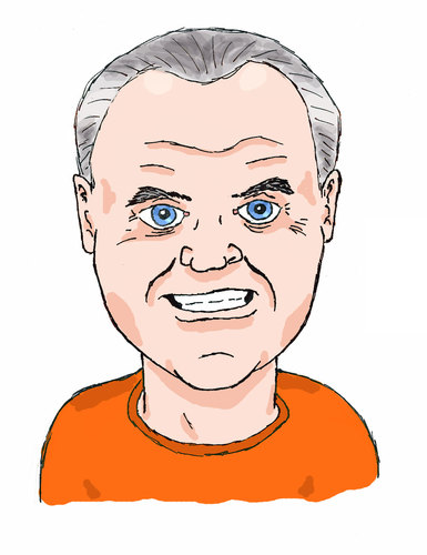 Cartoon: Hannibal Lecter - Anthony Hopkin (medium) by perevilaro tagged lecter,hopkins,corderos