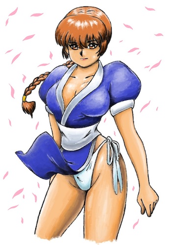 Cartoon: DOA Fan Arts (medium) by PlayboyLuke tagged kasumi,tinaarmstrong