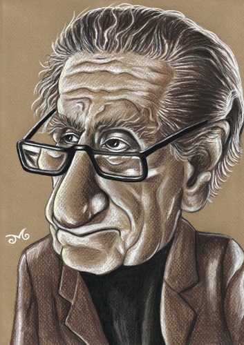 Cartoon: Abidin Dino (medium) by menekse cam tagged abidin,dino,turkish,painter,cartoonist,autor,film,director