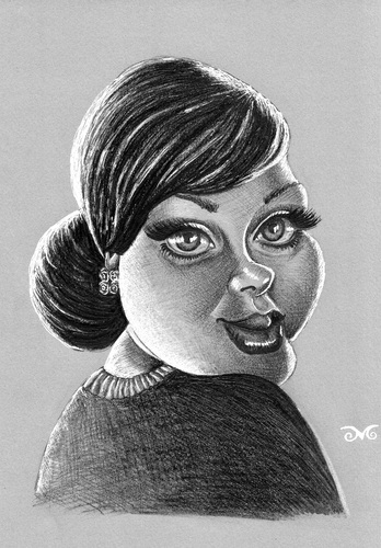 Cartoon: Adele (medium) by menekse cam tagged adele,laurie,blue,adkins,english,awarded,singer,songwriter,musician,multi,instrumentalist