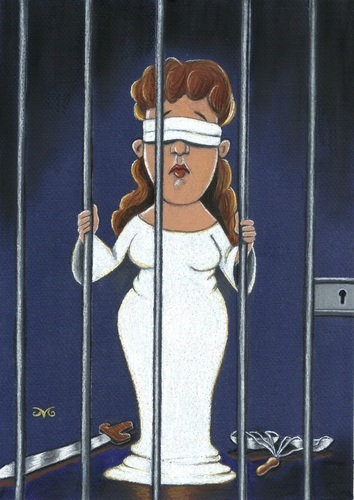 Cartoon: Detainee Themis (medium) by menekse cam tagged basin,ozgurluk,demokrasi,adalet,justice,secularism,democracy,prisoner,press,free,expression,freedom,newspaper,cumhuriyet,gul,erdem,dundar,can,themis,detainee,detainee,themis,can,dundar,erdem,gul,cumhuriyet,newspaper,freedom,expression,free,press,prisoner,democracy,secularism,justice,adalet,demokrasi,ozgurluk,basin