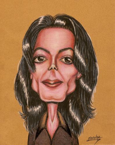 Cartoon: Michael (medium) by menekse cam tagged singer,man,portrait,michael,jackson