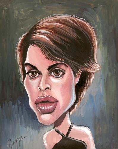 Cartoon: Nastassja Kinski (medium) by menekse cam tagged nastassja,kinski,actress,nakszynski,klaus,berlin,germany,poland