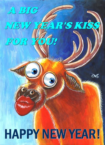 New years kiss New years kiss