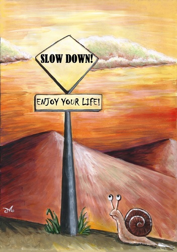 SLOW DOWN! SLOW DOWN!