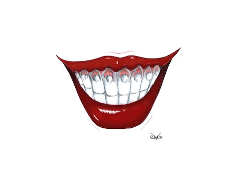 Cartoon: Smile (medium) by menekse cam tagged smile,mouth,teeth,happines,hope,smile,mouth,teeth,happines,hope