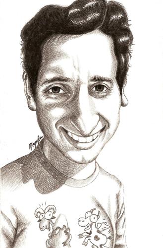 Cartoon: Xavier Salvador (medium) by menekse cam tagged spanish,caricaturist,xavier,salvador,engineer,portrait