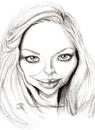 Cartoon: Amanda Seyfried (small) by menekse cam tagged amanda,seyfried,american,actris,mamma,mia,mean,girls