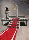 Cartoon: Dictatorship and Tolerance (small) by menekse cam tagged dictatorship,tolerance,people,execution,red,carpet