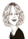 Cartoon: Meg RYAN (small) by menekse cam tagged meg ryan american actris actress