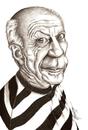 Cartoon: Picasso (small) by menekse cam tagged pablo,picasso,spain,genius,painter,cubism,portrait