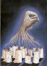 Cartoon: power of solidarity (small) by menekse cam tagged teachers strike turkey candles power solidarity wall street