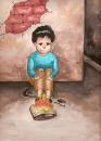 Cartoon: the book (small) by menekse cam tagged book