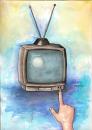 Cartoon: tv-culture (small) by menekse cam tagged tv