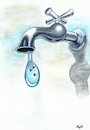 Cartoon: Water is life 2 (small) by menekse cam tagged water,su,hayat,drop,life,living,fountain,tap,musluk,cesme
