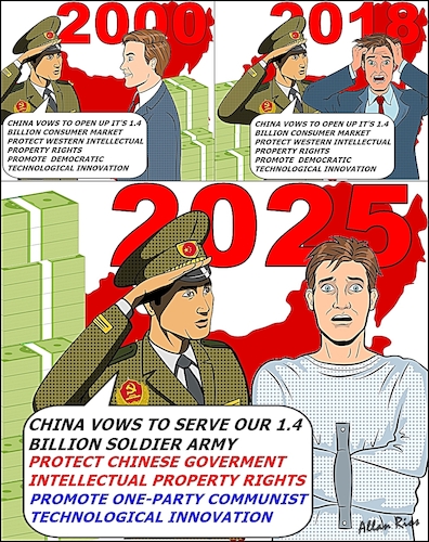 Chinese Promises By Dedoshucos | Politics Cartoon | TOONPOOL