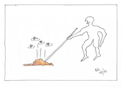 Cartoon: Attention (medium) by skätch-up tagged euro,banken,politik,koruption,falschheit,betrug,lüge,hinterlist,weste,weisse,recherche,journalismus,nachforschung,dollar,verlogenheit