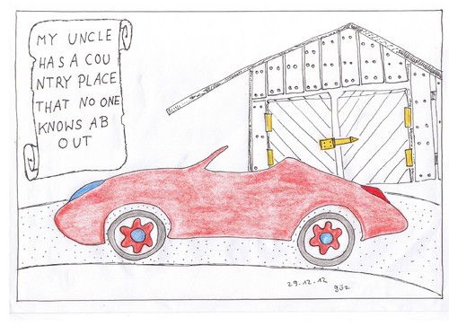 Cartoon: RUSH RED BARCHETTA (medium) by skätch-up tagged rush,redbarchetta