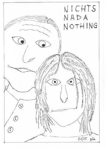 Cartoon: ZORN und Schröder (medium) by skätch-up tagged zorn,schröder,axel,ranisch,misel,maticevic,nichts,nada,nothing,stephan,ludwig