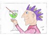 Cartoon: cocktail   Longdrinks (small) by skätch-up tagged ohne,alkohol,non,alcohol,cocktail,longdrink,woodruff,waldmeister,pfefferminze,pepermint,king,könig