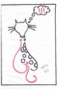 Cartoon: Fragen und Antworten (small) by skätch-up tagged elgato,katze,fragen,antwort,gato