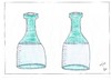 Cartoon: HALB VOLL und HALB LEER (small) by skätch-up tagged stblasien,kohlwaldklinik,flasche,halbvoll,halbleer,positiv,negative,einstellung,ansichtssache