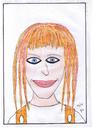 Cartoon: HAARE Milla Jovovich 5. Element (small) by skätch-up tagged milla,jovovich,5th,element,bruce,willis,multipass,badabum,lilu,science,fiction