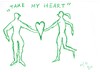 Cartoon: take my heart (small) by skätch-up tagged love,heart,take,and,give,man,woman,husband,wife,mann,und,frau,ehemann,ehefrau,liebe,herz
