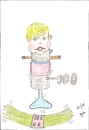Cartoon: unidentified furiuos object (small) by skätch-up tagged trump,donald,rump,no,go,njet,nada,bad,boy,greedy,usa,president