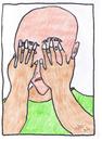 Cartoon: Verzweiflung (small) by skätch-up tagged desperation,verzweiflung,depression,ausgebrannt,burnout