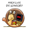 Cartoon: Corona-Schnecke (small) by Sven Raschke tagged stayathome,corona,virus,tiere,schnecke,quarantäne,fernsehen