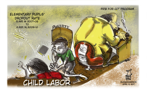 child labor By bennaccartoons | Philosophy Cartoon | TOONPOOL