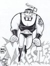 Cartoon: El Bigotilyo the wrestler (small) by bennaccartoons tagged wrestling,bennac