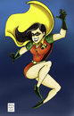 Cartoon: Girl-robin (small) by bennaccartoons tagged robin,batmnan,girl