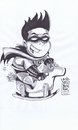 Cartoon: This boy is a wonder (small) by bennaccartoons tagged boy wonder heroes horse