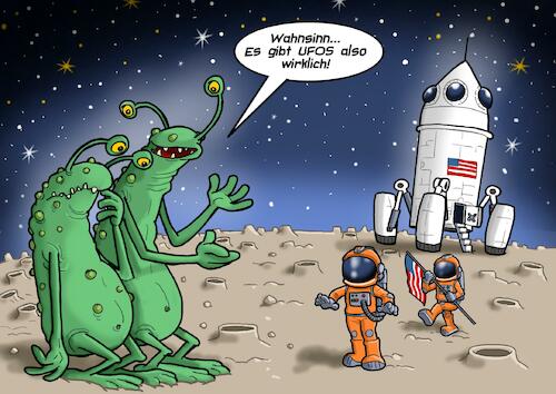 Cartoon: Aliens (medium) by Joshua Aaron tagged astronauten,aliens,ausserirdische,planeten,raumfahrt,astronauten,aliens,ausserirdische,planeten,raumfahrt