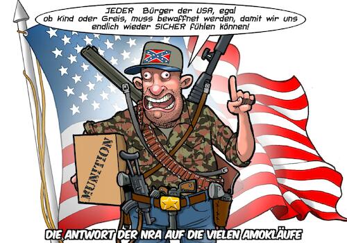 Cartoon: Amokläufe USA (medium) by Joshua Aaron tagged amoklauf,usa,amerika,shooter,mass,shootings,chicago,denver,colorado,massakker,amoklauf,usa,amerika,shooter,mass,shootings,chicago,denver,colorado,massakker