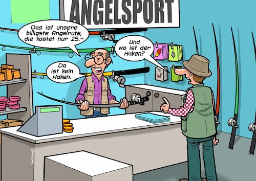 Cartoon: Angel Flachwitz (medium) by Joshua Aaron tagged angler,fischen,haken,fischerei,angler,fischen,haken,fischerei