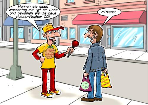 Cartoon: Gewinner (medium) by Joshua Aaron tagged gewinnspiel,gewinn,quiz,helene,fischer,schlager,musik,cd,tonträger,radiosender,meinungsumfrage,musikgeschmack,gewinnspiel,gewinn,quiz,helene,fischer,schlager,musik,cd,tonträger,radiosender,meinungsumfrage,musikgeschmack