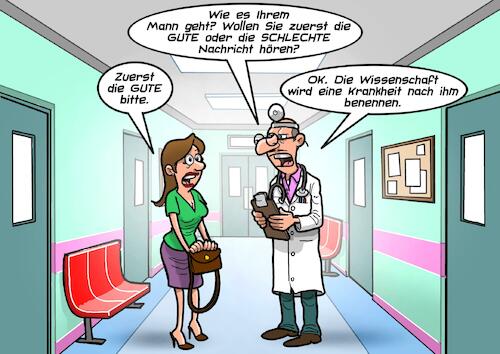 Cartoon: Im Krankenhaus (medium) by Chris Berger tagged krankheit,infektion,virologie,bakteriologie,ansteckung,wissenschaft,forchung,tod,ableben,schwarzer,humor,krankheit,infektion,virologie,bakteriologie,ansteckung,wissenschaft,forchung,tod,ableben,schwarzer,humor