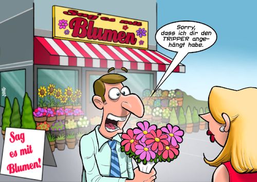 Lass Blumen sprechen.