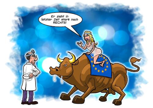 Cartoon: Rechtsruck (medium) by Chris Berger tagged europa,rechte,parteien,afd,fpö,front,nationale,meloni,fratelli,europa,rechte,parteien,afd,fpö,front,nationale,meloni,fratelli