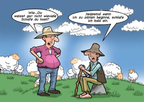 Schafe zählen Schafe zählen