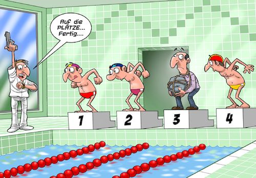 Schwimmwettbewerb Schwimmwettbewerb