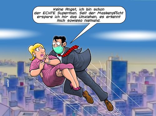 Superman Maskenpflicht Superman Maskenpflicht