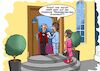 Cartoon: Abendgarderobe (small) by Chris Berger tagged einladung,party,nobel,gesellschaft