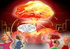 Cartoon: Atompilz (small) by Joshua Aaron tagged atombombe,atomkraftwerk,atompilz,nuklearexplosion,optimismus