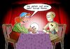 Cartoon: Bei der Wahrsagerin (small) by Joshua Aaron tagged crash,test,dummie,wahrsagerin,fortune,teller,hellseherin